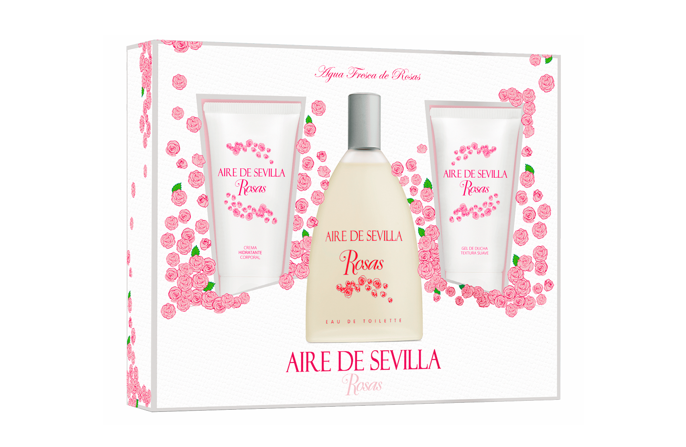 Instituto español Agua De Toilette Aire De Sevilla Love 150ml Rosa