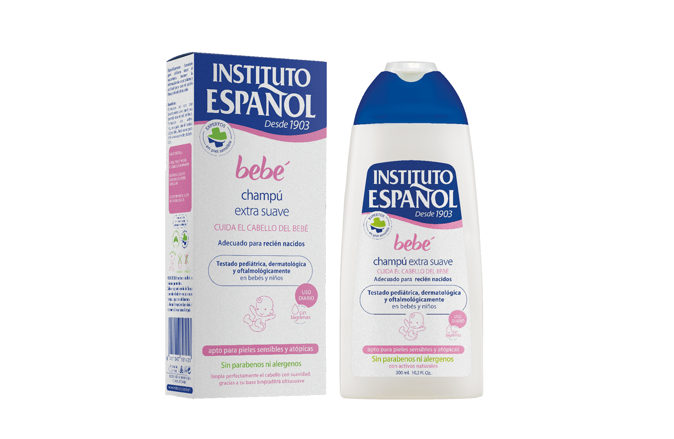 Pieles Atópicas champú suave Instituto Español Shampoo 300ml