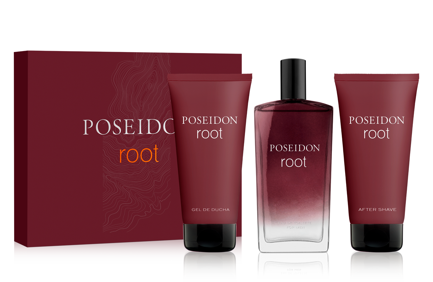 Set de Perfume Hombre Poseidon EDT Root 3 Piezas – Gaz
