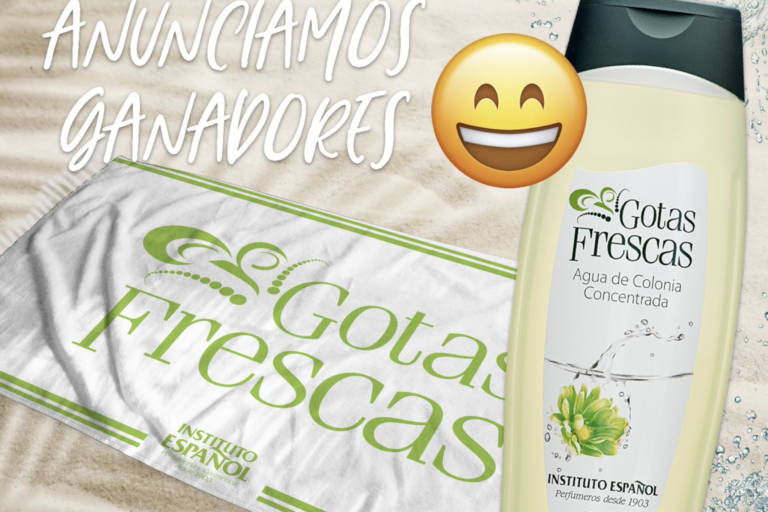Ganadores Sorteo Toalla de Instituto Español + Gotas Frescas